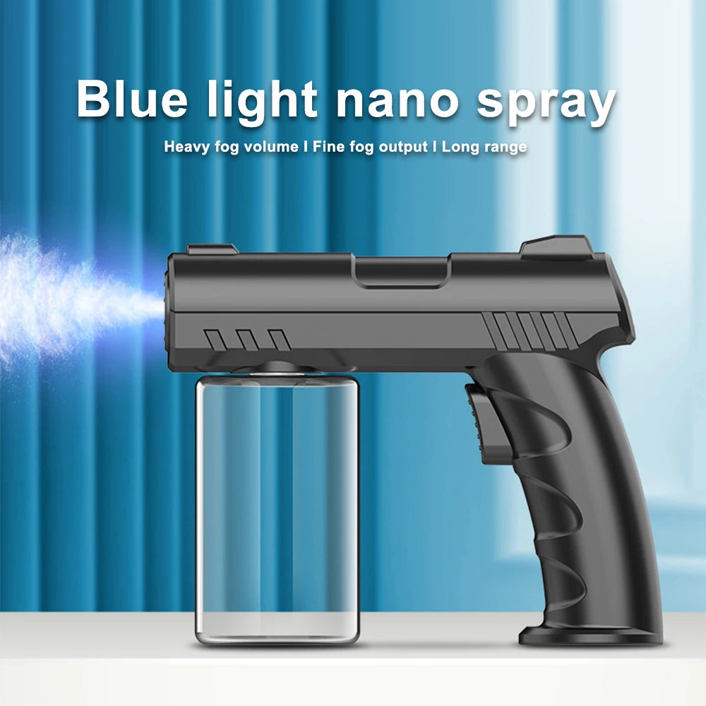 280ML Nano Blue Light Sprayer Barber Wireless Aftershave Steam USB Electric Spray Disinfection Gun For Garden Atomizer Tools