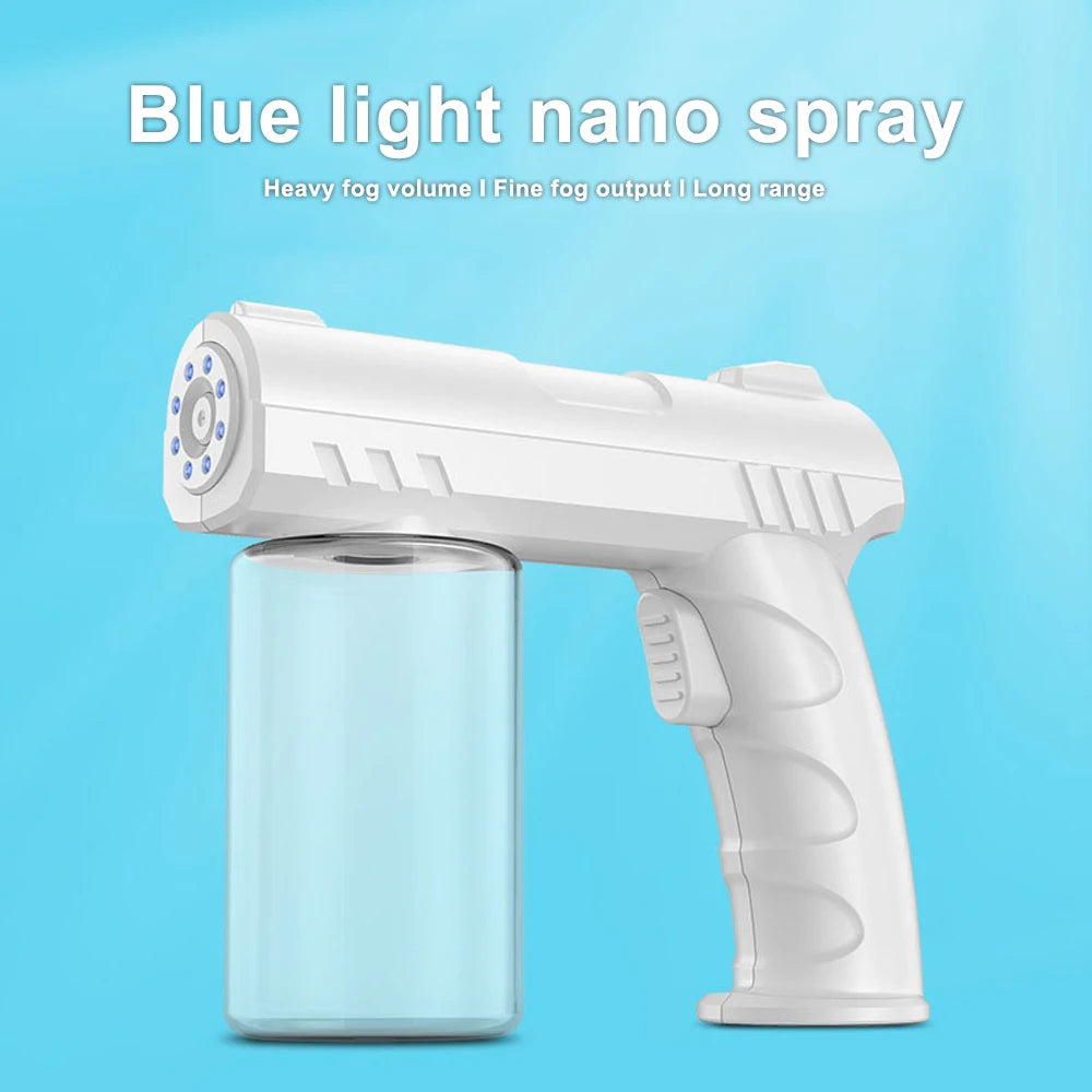 280ML Nano Blue Light Sprayer Barber Wireless Aftershave Steam USB Electric Spray Disinfection Gun For Garden Atomizer Tools